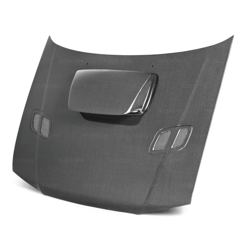 Seibon 98-01 Subaru Impreza OEM Carbon Fiber Hood - Main Product View