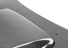 Load image into Gallery viewer, Seibon 98-01 Subaru Impreza OEM Carbon Fiber Hood - Installation View