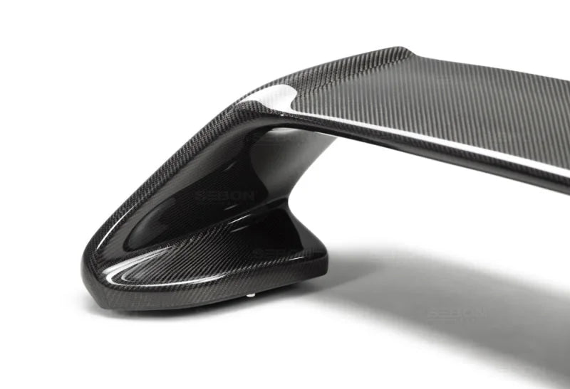 Seibon 98-01 Subaru Impreza RB Style Carbon Fiber Rear Spoiler - Back View