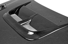 Load image into Gallery viewer, Seibon 98-01 Subaru Impreza/WRX/STI (GC6/8) CW-Style Carbon Fiber Hood - Back View