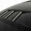 Load image into Gallery viewer, Seibon 99-00 Honda Civic (EM1/EJ6/7/8/EK9) TS-Style Carbon Fiber Hood - Main Product View