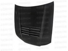 Load image into Gallery viewer, Seibon 99-01 Nissan S15 DS-Style Carbon Fiber Hood - Main Product View