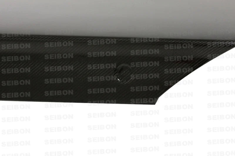 Seibon 99-01 Nissan S15 OEM Carbon Fiber Trunk Lid - Side View