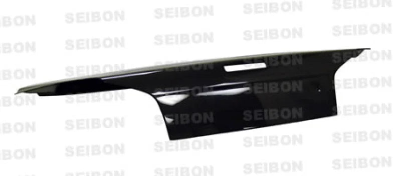 Seibon 99-01 Nissan Skyline R34 OEM Carbon Fiber Trunk Lid - Side View