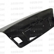 Load image into Gallery viewer, Seibon 99-04 BMW 3 Series 4DR E46 CSL Style Carbon Fiber Trunk Lid and Hatch - Side View