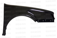 Load image into Gallery viewer, Seibon 99-04 Volkswagen Golf IV OEM Style Carbon Fiber Fenders - Installation View