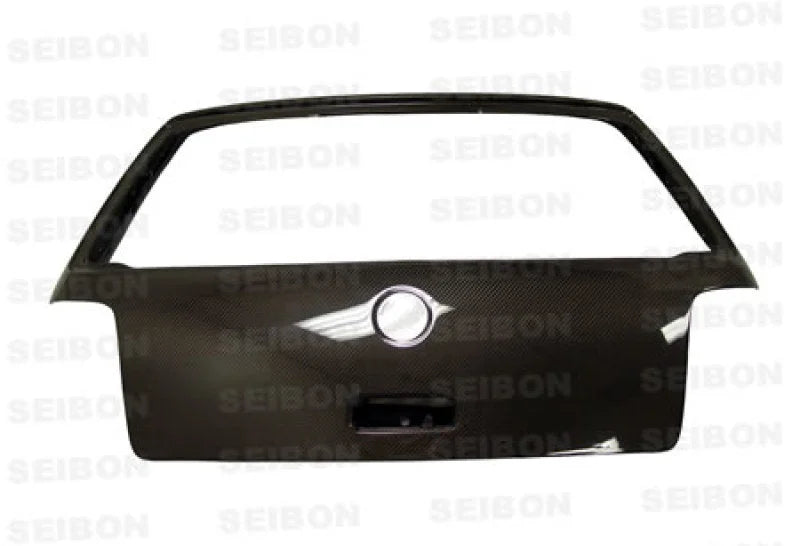 Seibon 99-04 Volkswagen Golf IV OEM Style Carbon Fiber Trunk Lid - Side View