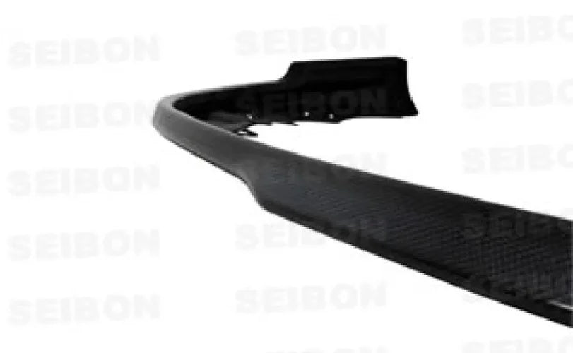 Seibon 06-07 EVO IX RA Carbon FIber Front Lip - Back View