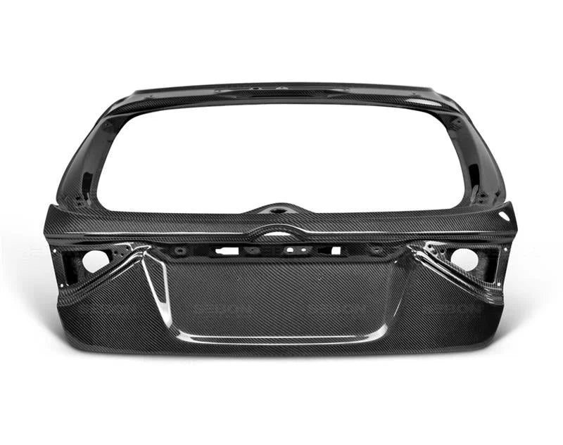 Seibon Carbon Fiber Hatch fits 2008-2014 Subaru Impreza / WRX - Back View