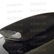 Load image into Gallery viewer, Seibon 02-03 Subaru WRX OEM Carbon Fiber Hood - Back View