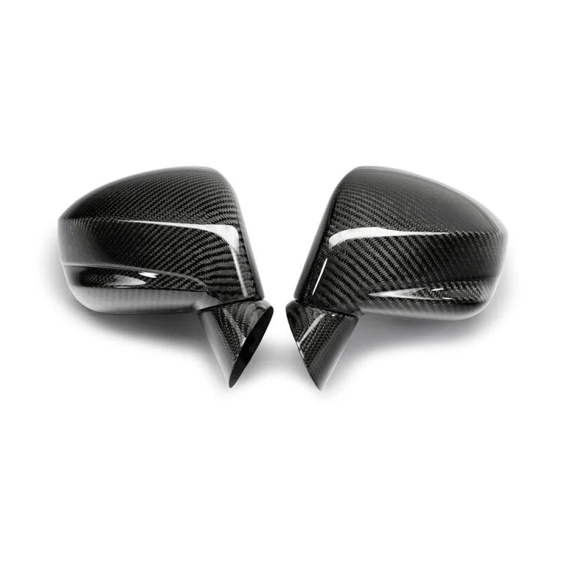 Seibon OEM Carbon Fiber Mirror Covers fits 2009-2010 Nissan GT-R / Nissan Gtr R35 - Installation View