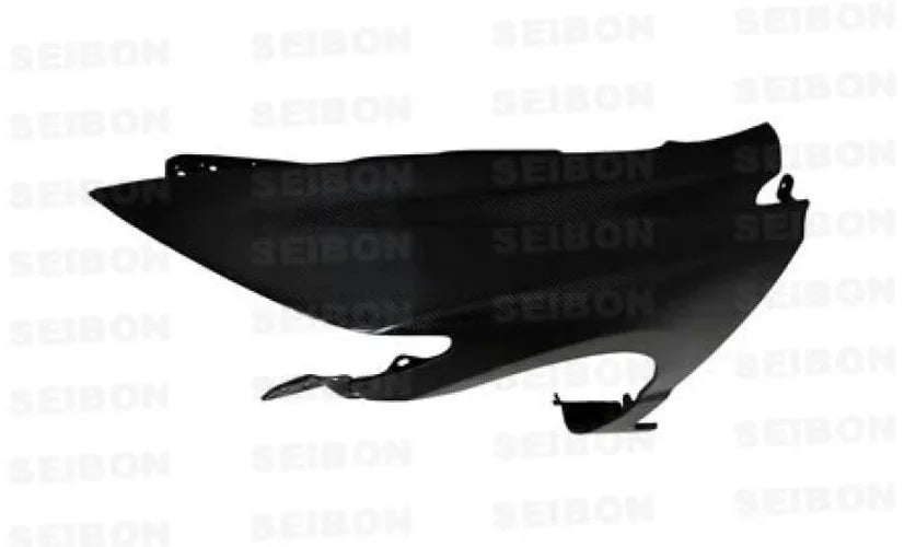 Seibon 06-10 Honda Civic 2dr OEM Style Carbon Fiber Fenders (pair) - Installation View