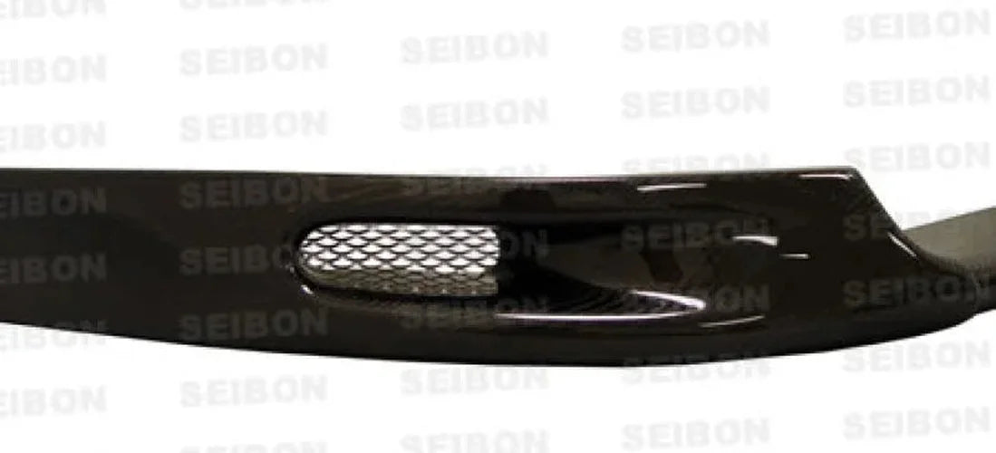 Seibon 93-98 Toyota Supra TJ-Style Carbon Fiber Front Lip - Side View