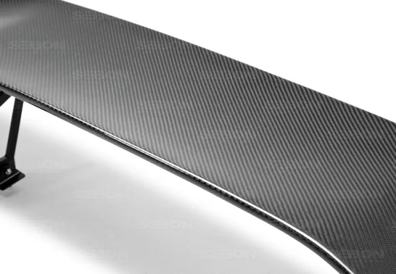 Seibon Universal GT Style Carbon Fiber Rear Spoiler - Side View