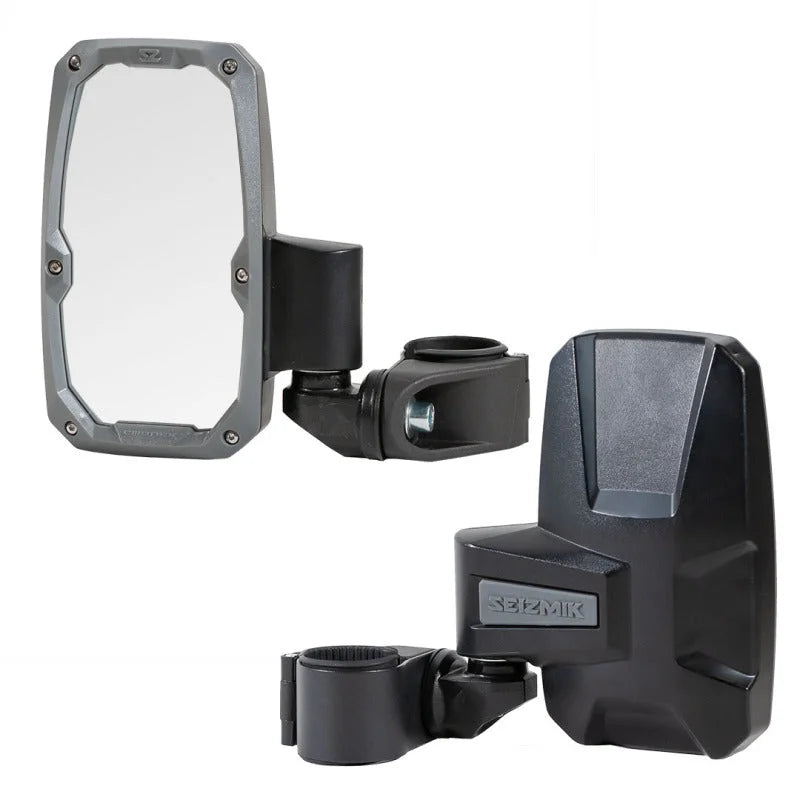 Seizmik 01+ A Cat/ Hon/JD/ Kaw/ Pol/ Suz/ Yam Embark Sideview Mirror  1.75 in. - Installation View