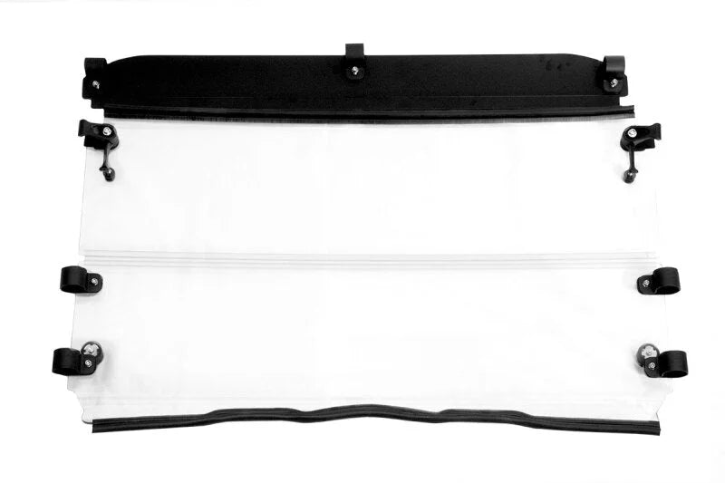 Seizmik 03-23 Polaris 570-800 Ranger Full-Size - 1.75 in. Versa-Fold Windshield - UV Resistant - Main Product View