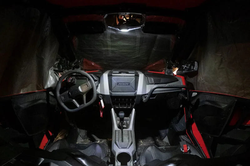 Seizmik 03+ Honda/Arctic Cat/Polaris Halo-RA LED Rearview Mirror 1.75 in. ROP - Side View