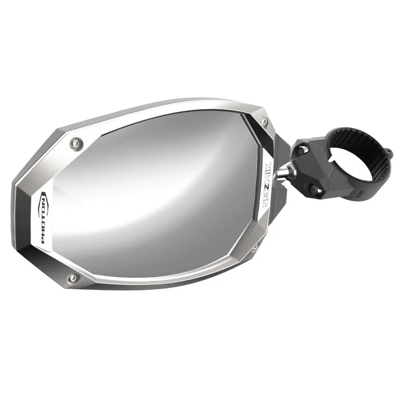Seizmik 04+ Can Am/ Hon/ Kaw/ Kub/ Polaris/ Yam Photon Sideview Mirror 2 in. - Installation View