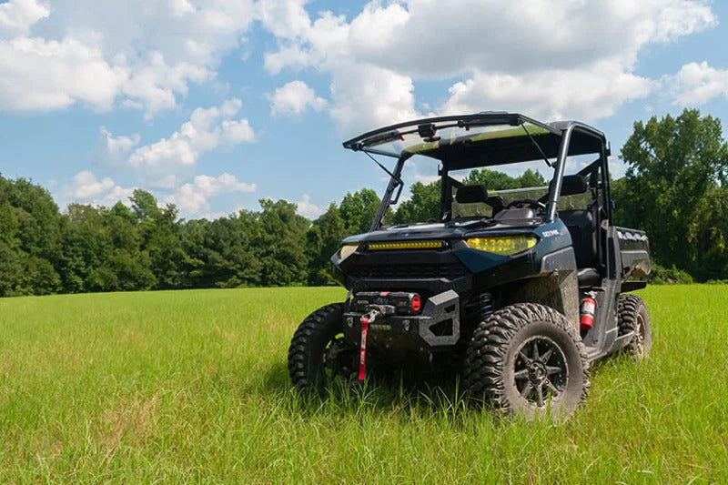 Seizmik 13+ Polaris Ranger 900/1000 XP/Crew Full-Size Pro-fit Windshield Flip Up Vent - Installation View