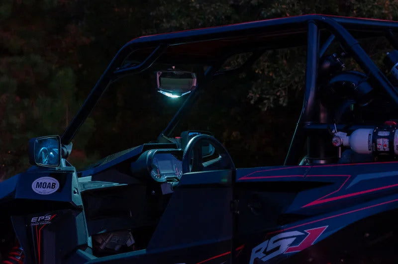 Seizmik 13+ Polaris Ranger Halo-RA LED Rearview Mirror Pro-fit - Installation View