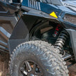 Load image into Gallery viewer, Seizmik 14-22 Polaris RZR XP 1000/ Turbo S/4 HDPE Fender Flares Kit - Black - Side View