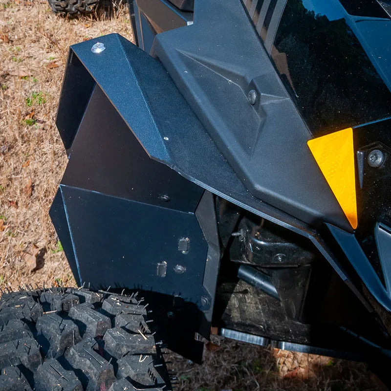 Seizmik 14-22 Polaris RZR XP 1000/ Turbo S/4 HDPE Fender Flares Kit - Black - Back View