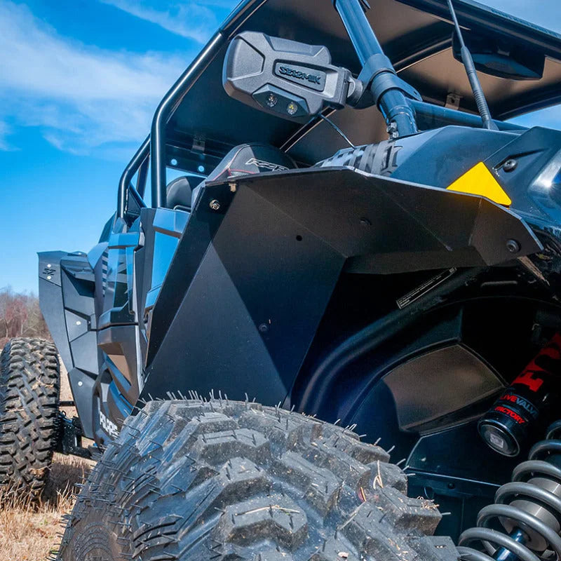 Seizmik 14-22 Polaris RZR XP 1000/ Turbo S/4 HDPE Fender Flares Kit - Black - Installation View