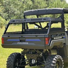 Load image into Gallery viewer, Seizmik 15-24 Can-Am HD7-10 Defender/Polaris 570-1000 Ranger XP/Crew Bed Rack Half Height - Back View