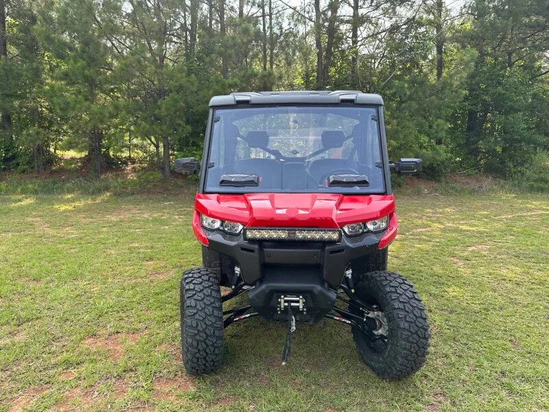 Seizmik 16-23 Can Am Defender HD5-HD10/MAX Tool-Less Windshield Vented HC - Side View