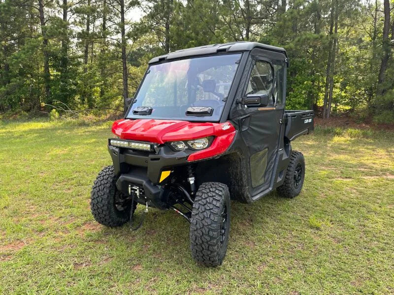 Seizmik 16-23 Can Am Defender HD5-HD10/MAX Tool-Less Windshield Vented HC - Installation View