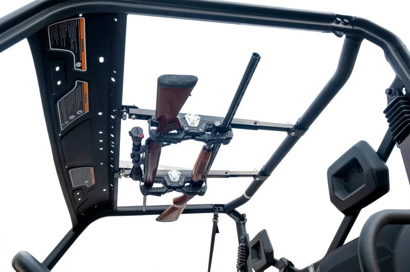 Seizmik 16-23 Can Am HD5-HD10 Defender OHGR 2 Gun Rack - Side View