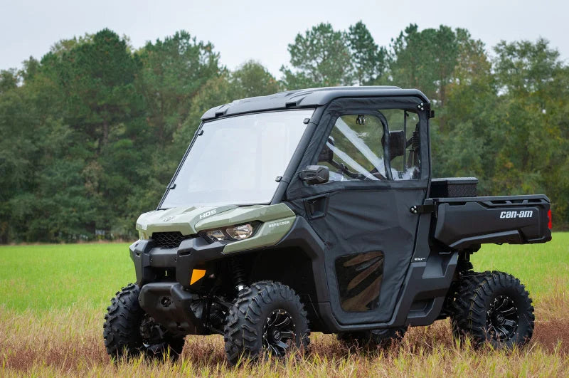 Seizmik 16-24 Can Am Defender HD5-HD10 Front Soft Door Kit - Back View