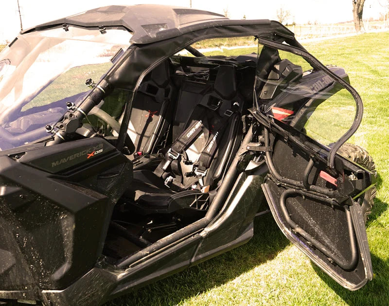 Seizmik 17-21 Can Am Maverick X3/ Turbo/ XDS/ XRS Soft Door Kit - Back View