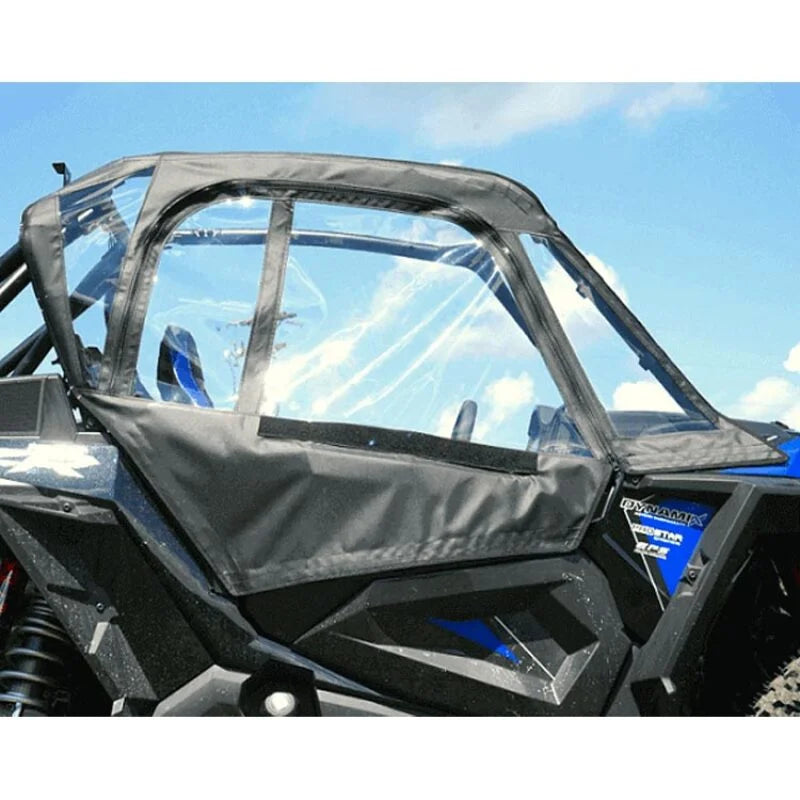 Seizmik 18-21 Polaris RZR Turbo S Soft Doors w/ Zippers Kit - Main Product View