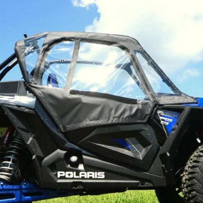 Seizmik 18-21 Polaris RZR Turbo S Soft Doors w/ Zippers Kit - Side View