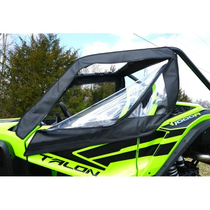 Seizmik 19-24 Honda Talon Soft Doors w/ Zippers Kit - Back View