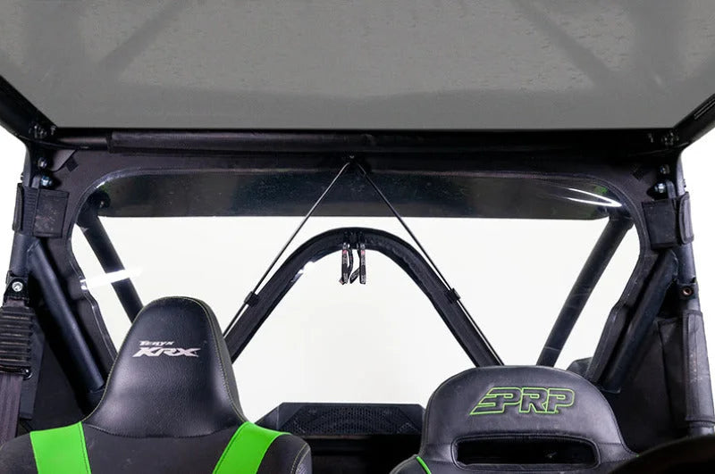 Seizmik 20+ Kawasaki KRX1000 Teryx Rear Soft Windshield - Back View