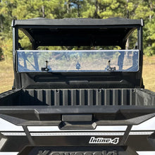 Load image into Gallery viewer, Seizmik 24+ Kawasaki Ridge Rach Rear Folding Windshield- UV - Installation View