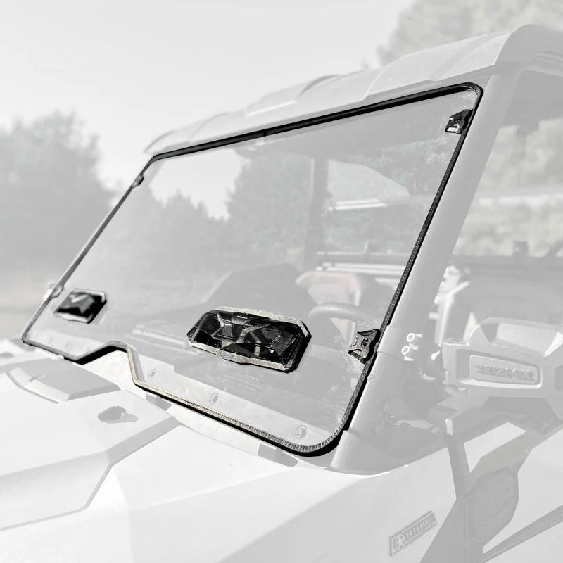 Seizmik 24+ Kawasaki Ridge Ranch Tool Less Windshield - Hardcoated - Main Product View