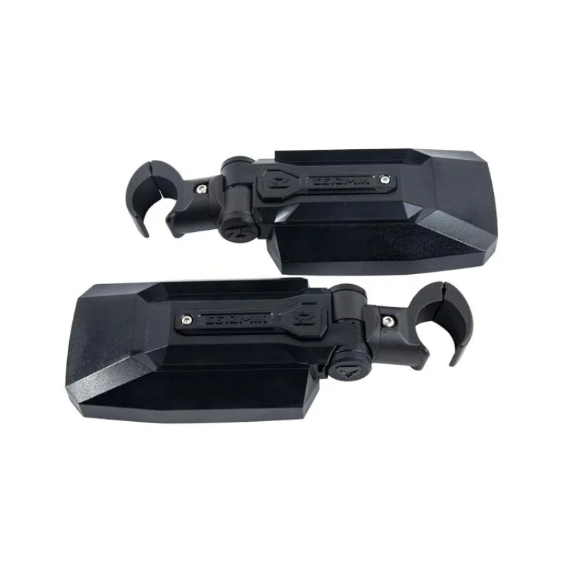 Seizmik 24+  Polaris/Cam-am/Honda/Kaw TrailRider Sideview Mirror Adj. 1.75-2 in. ROP -Pair - Back View
