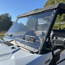 Load image into Gallery viewer, Seizmik 24+Kawasaki Ridge Ranch Tool Less Windshield - UV - Installation View