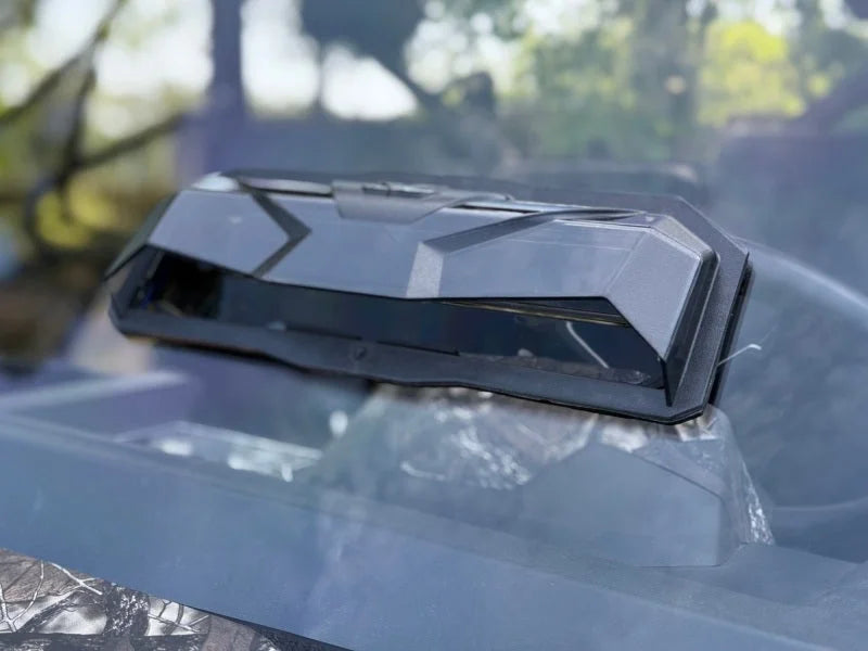 Seizmik 25+ CFMoto UForce 1000/ 1000 XL Toolless Windshield - Hardcoated - Back View