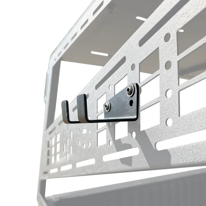 Seizmik Bed Rack Accessory Hook- Black - Back View