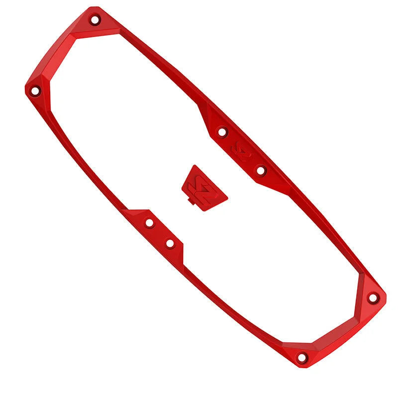 Seizmik Halo R Series - Bezel/Cap Kit - Red - Side View