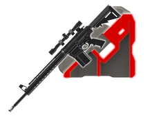 Load image into Gallery viewer, Seizmik ICOS-2- AR2 Gun Holder - Side View
