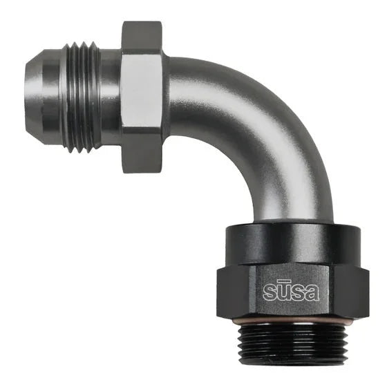 Setrab 6an x 22mm 90-Degree Fitting 22-M22AN06-90