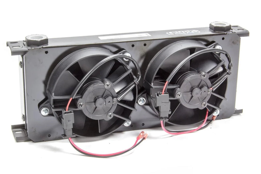 Setrab Series-9 Oil Cooler -20 Row w/ Dual 12 Volt Fans FP920M22I