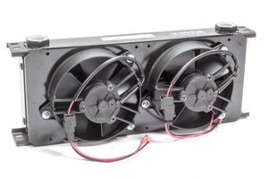 Setrab Series-9 Oil Cooler -20 Row w/ Dual 12 Volt Fans FP920M22I