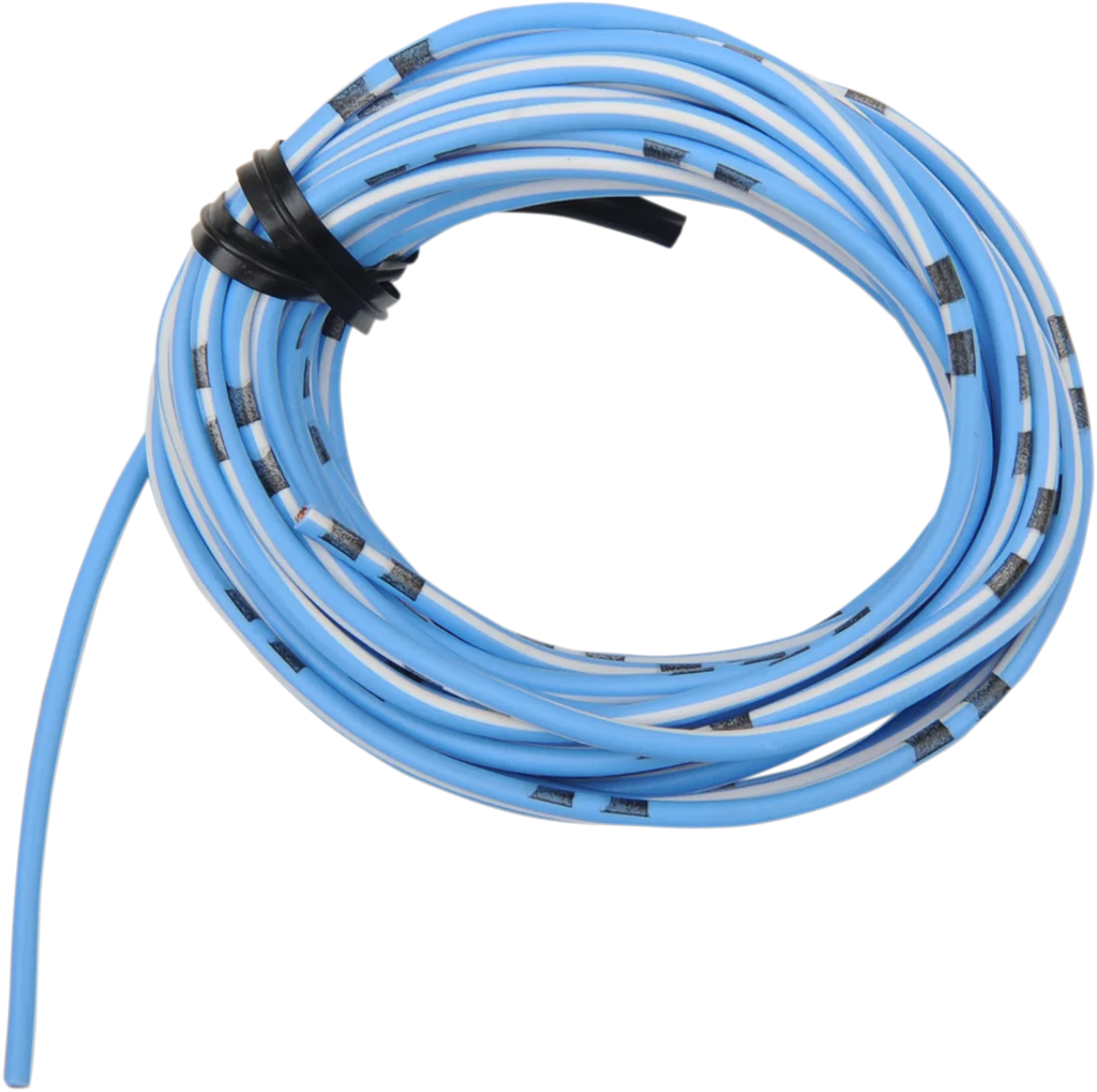 Shindy 14A Wire - 13' - Sky Blue/White 16-690 - Main Product View