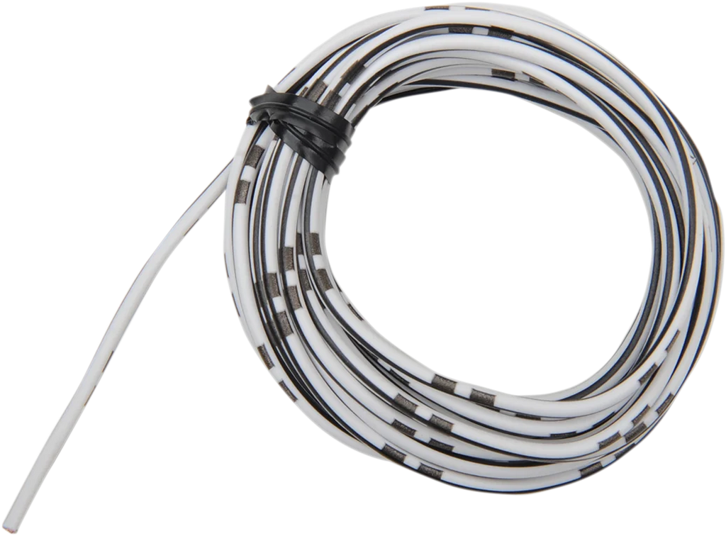 Shindy 14A Wire - 13' - White/Black 16-683 - Main Product View